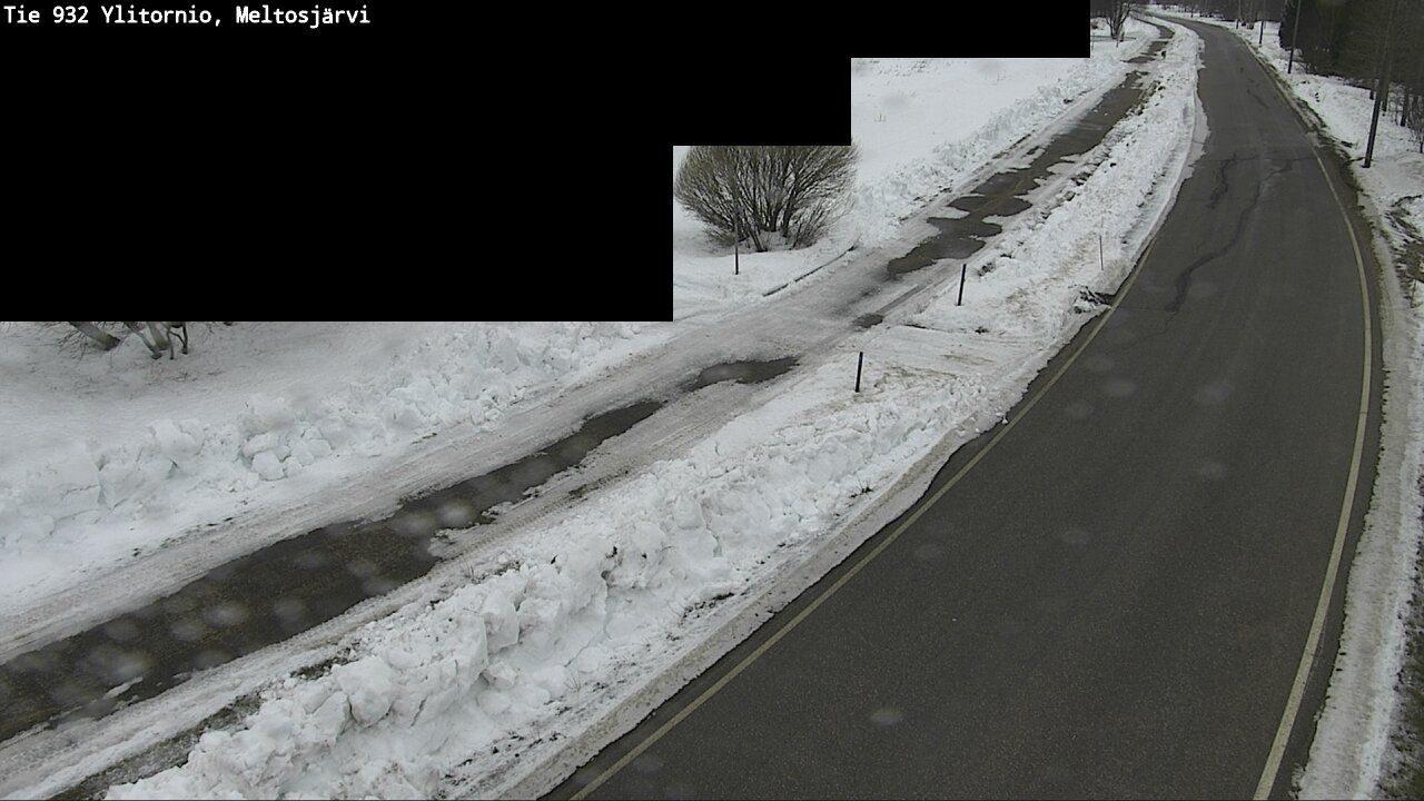 Weather Camera Image Road 932 Ylitornio, Meltosjärv, Ylitornio, Lappi