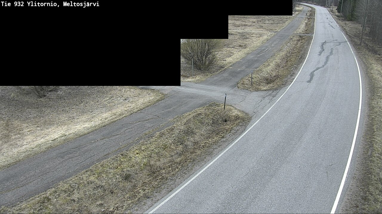 Weather Camera Image Väg 932 Övertorneå, Meltosjä, Ylitornio, Lappi