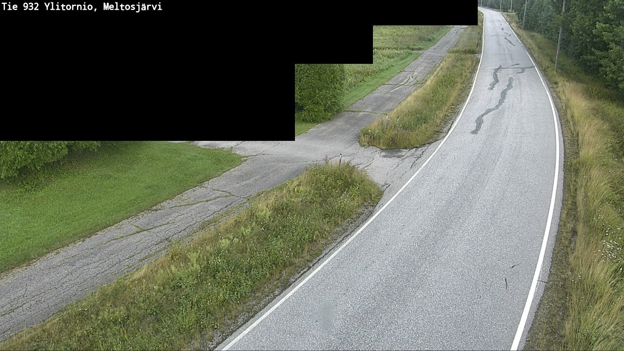 Weather Camera Image Väg 932 Övertorneå, Meltosjä, Ylitornio, Lappi