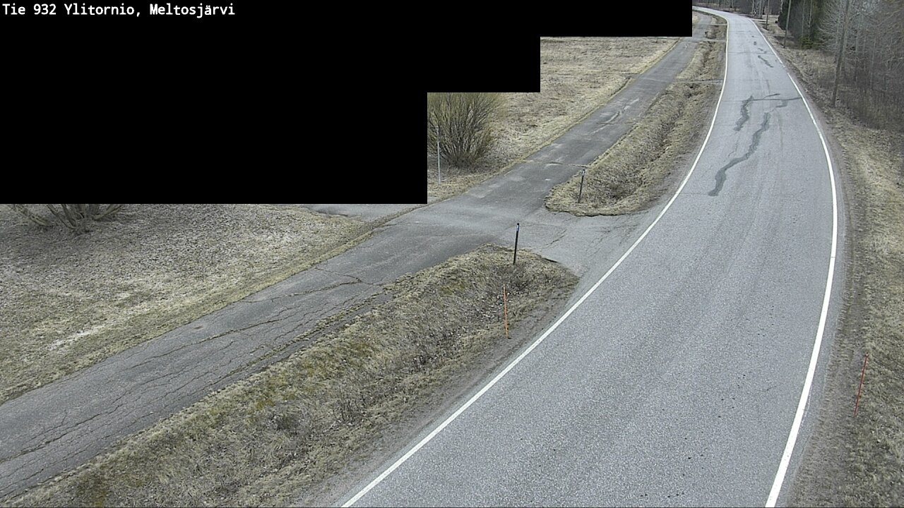 Weather Camera Image Road 932 Ylitornio, Meltosjärv, Ylitornio, Lappi