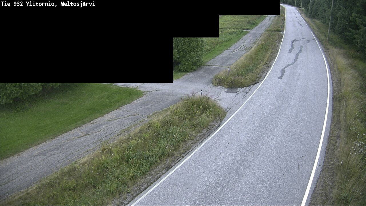 Weather Camera Image Road 932 Ylitornio, Meltosjärv, Ylitornio, Lappi