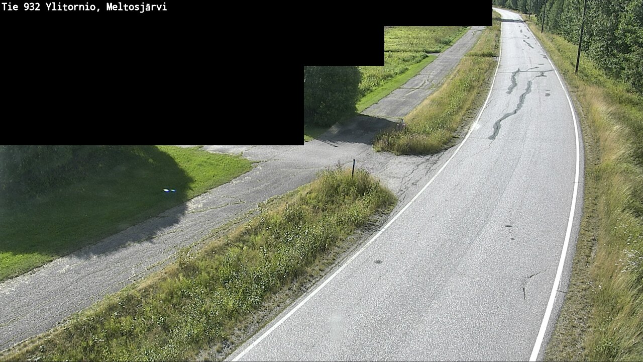 Weather Camera Image Road 932 Ylitornio, Meltosjärv, Ylitornio, Lappi