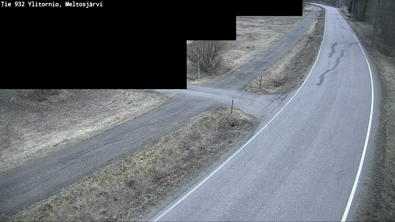 Weather Camera Image Road 932 Ylitornio, Meltosjärv, Ylitornio, Lappi