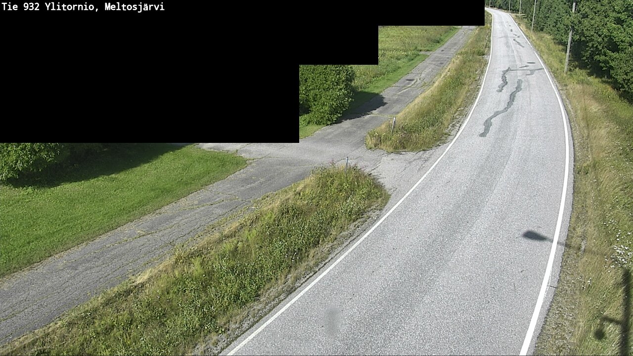 Weather Camera Image Road 932 Ylitornio, Meltosjärv, Ylitornio, Lappi