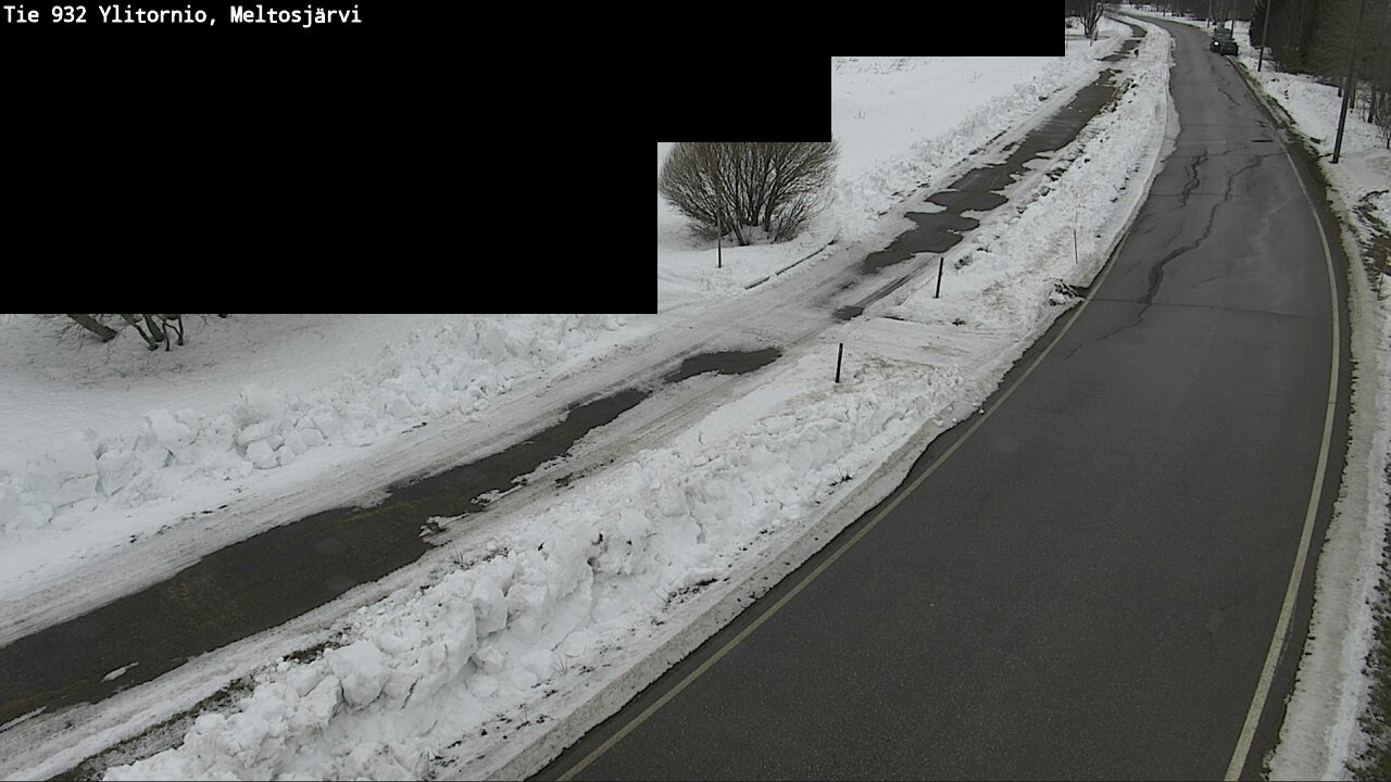 Weather Camera Image Road 932 Ylitornio, Meltosjärv, Ylitornio, Lappi