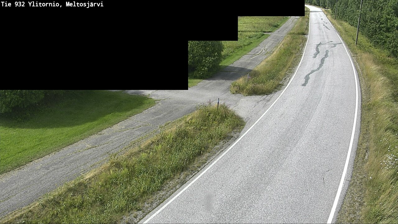 Weather Camera Image Road 932 Ylitornio, Meltosjärv, Ylitornio, Lappi