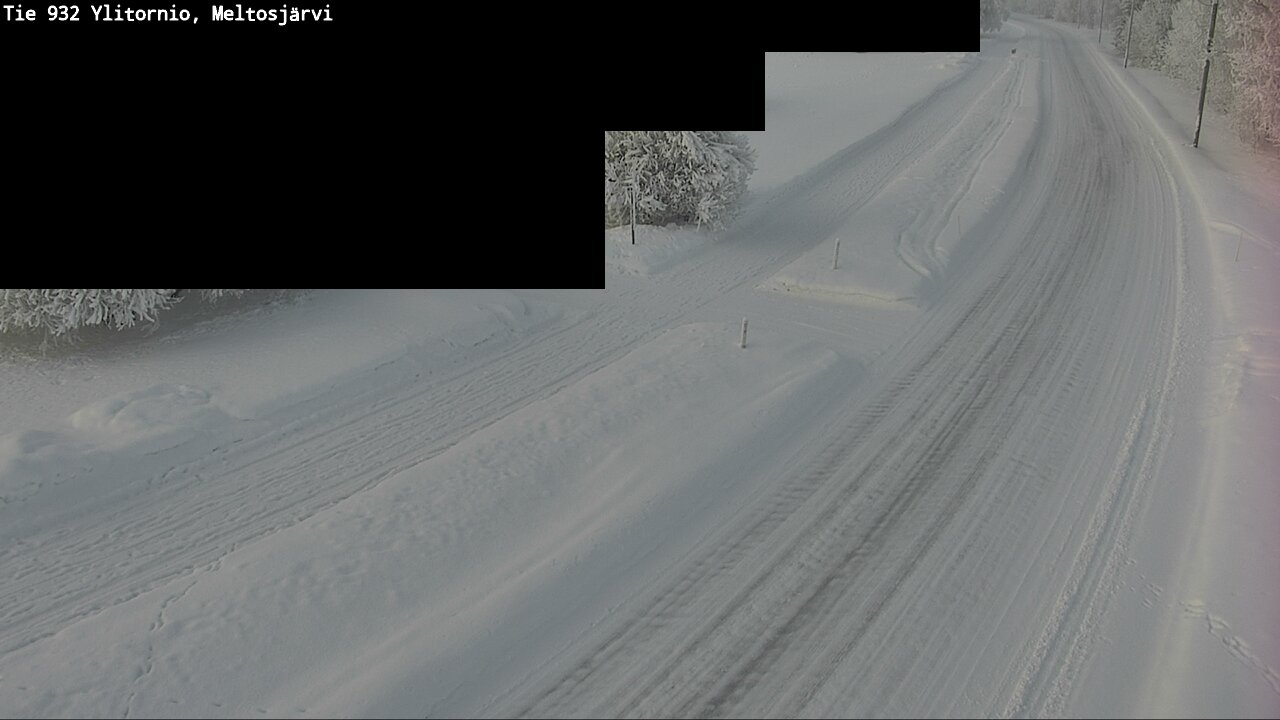 Kelikamerat Kuva Tie 932 Ylitornio, Meltosjärvi, Ylitornio, Lappi