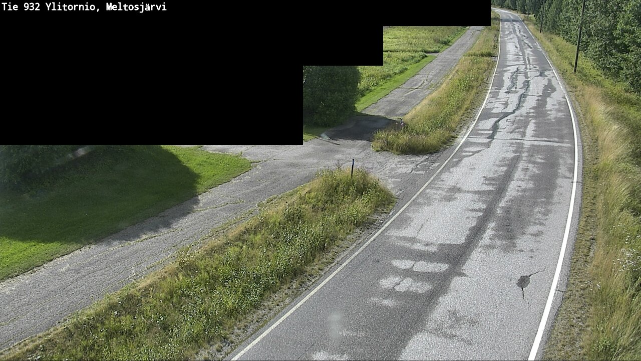 Weather Camera Image Road 932 Ylitornio, Meltosjärv, Ylitornio, Lappi
