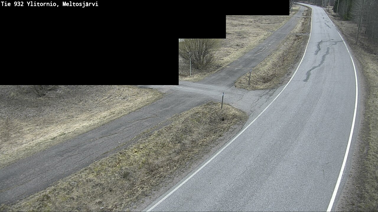 Weather Camera Image Road 932 Ylitornio, Meltosjärv, Ylitornio, Lappi