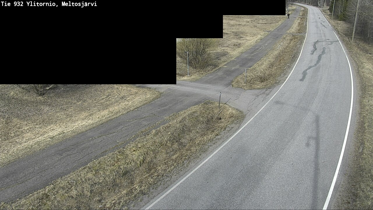 Weather Camera Image Väg 932 Övertorneå, Meltosjä, Ylitornio, Lappi