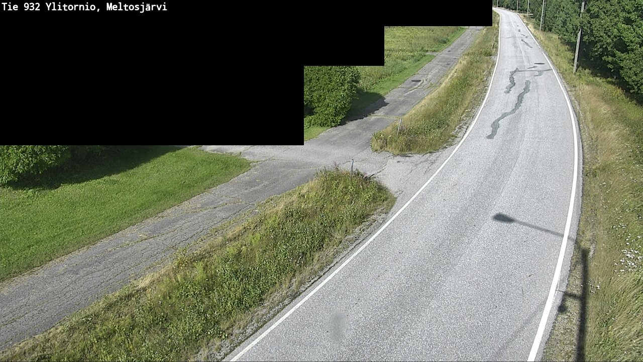 Weather Camera Image Road 932 Ylitornio, Meltosjärv, Ylitornio, Lappi