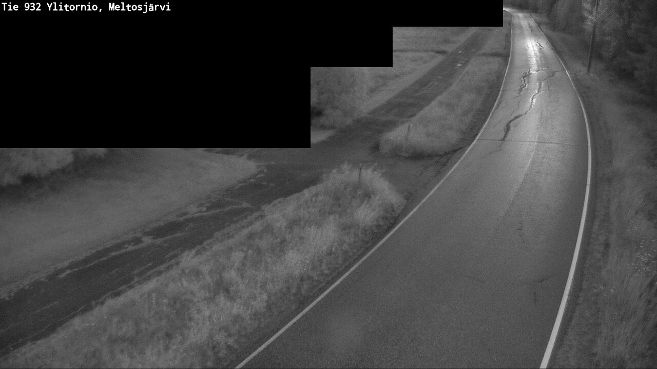 Weather Camera Image Road 932 Ylitornio, Meltosjärv, Ylitornio, Lappi