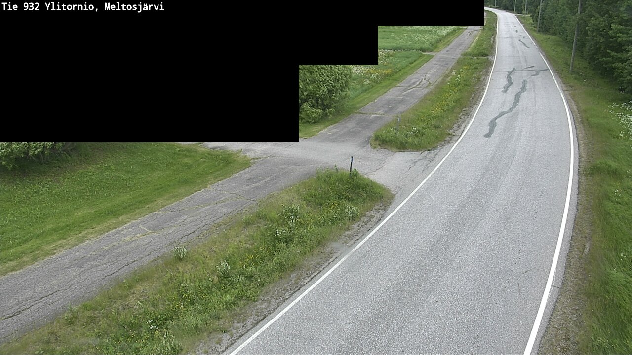 Weather Camera Image Väg 932 Övertorneå, Meltosjä, Ylitornio, Lappi