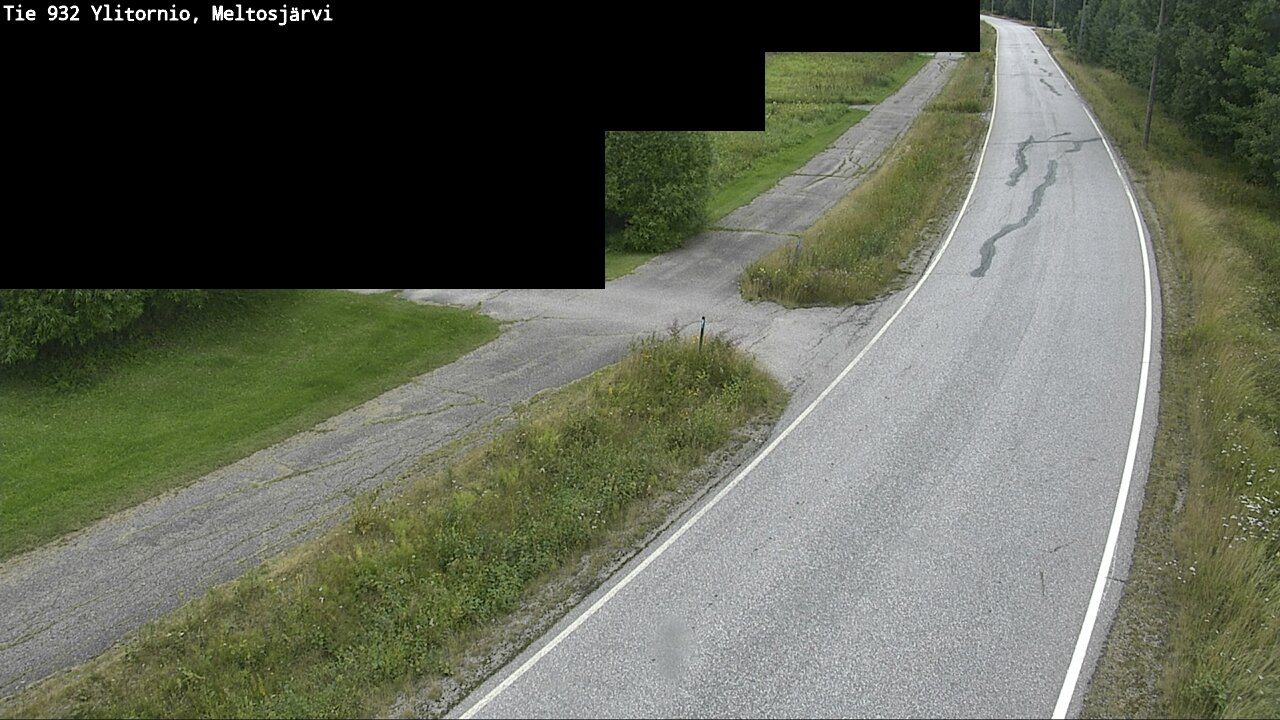 Weather Camera Image Road 932 Ylitornio, Meltosjärv, Ylitornio, Lappi