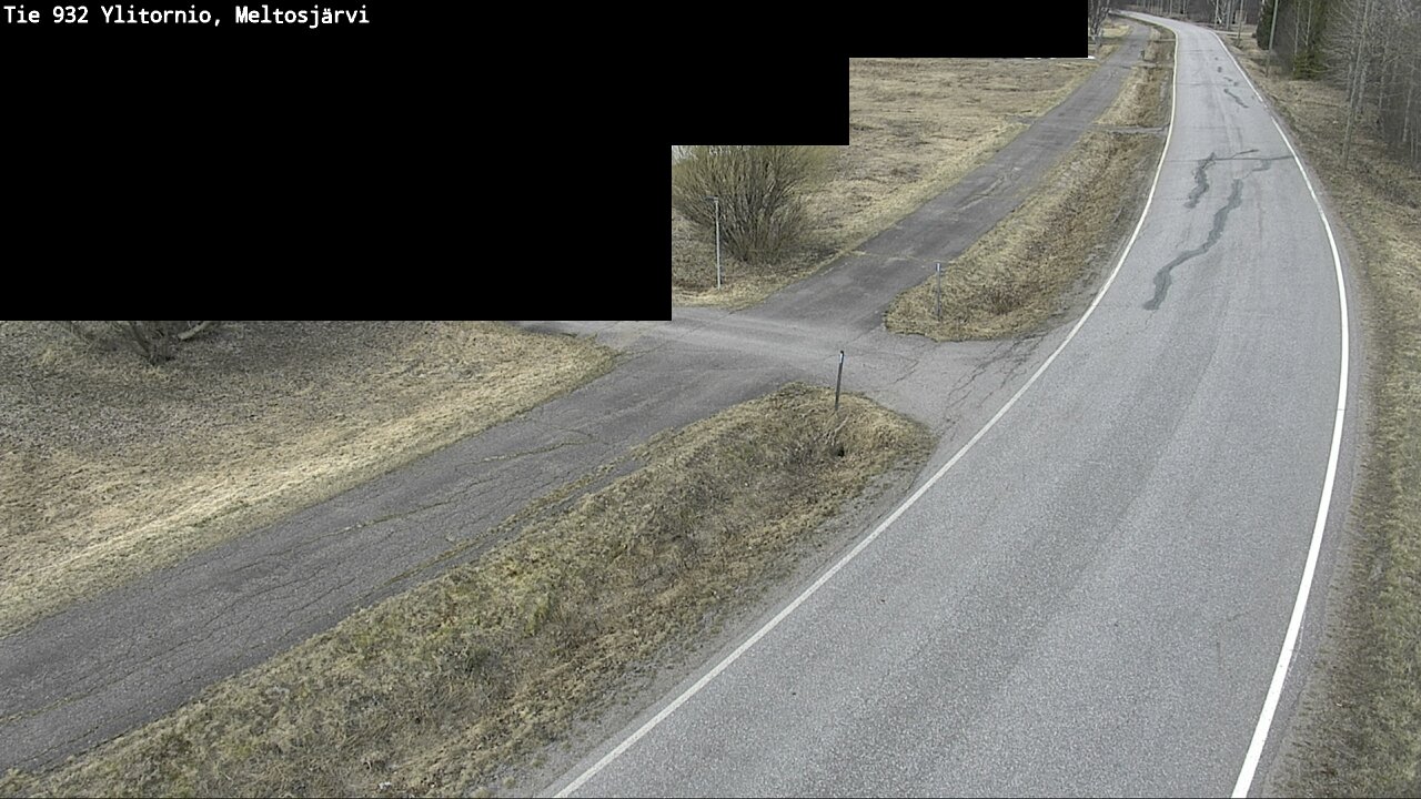 Weather Camera Image Väg 932 Övertorneå, Meltosjä, Ylitornio, Lappi