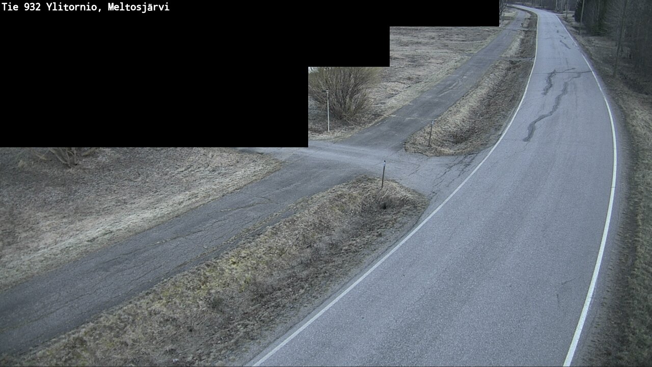 Weather Camera Image Road 932 Ylitornio, Meltosjärv, Ylitornio, Lappi
