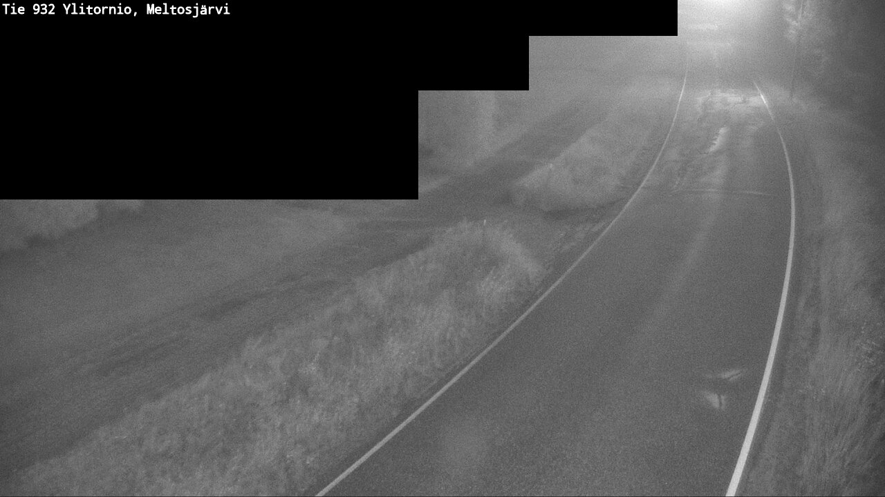 Weather Camera Image Road 932 Ylitornio, Meltosjärv, Ylitornio, Lappi