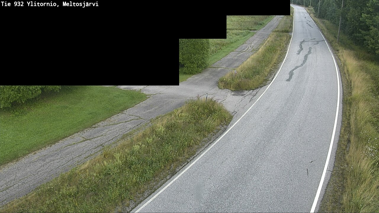 Weather Camera Image Road 932 Ylitornio, Meltosjärv, Ylitornio, Lappi