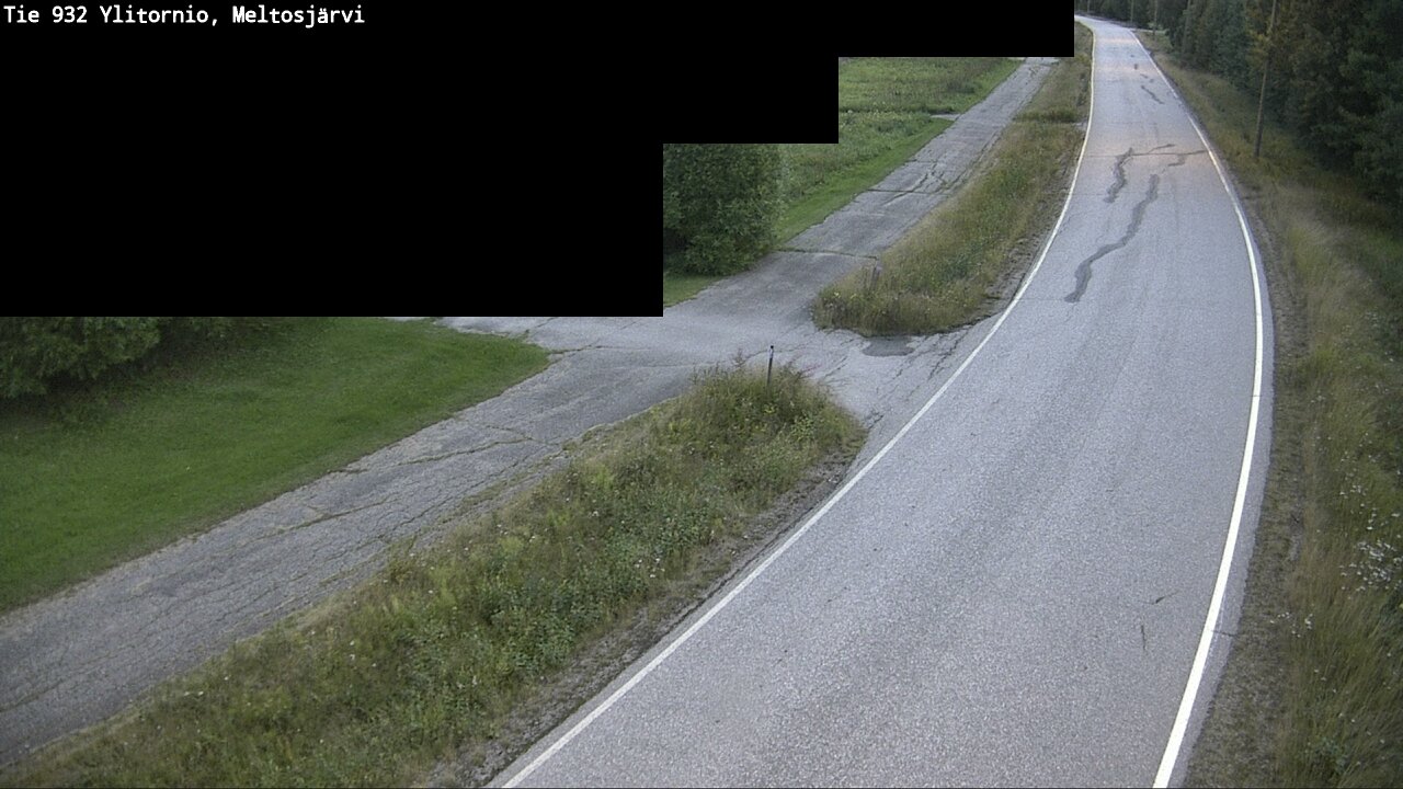 Weather Camera Image Road 932 Ylitornio, Meltosjärv, Ylitornio, Lappi