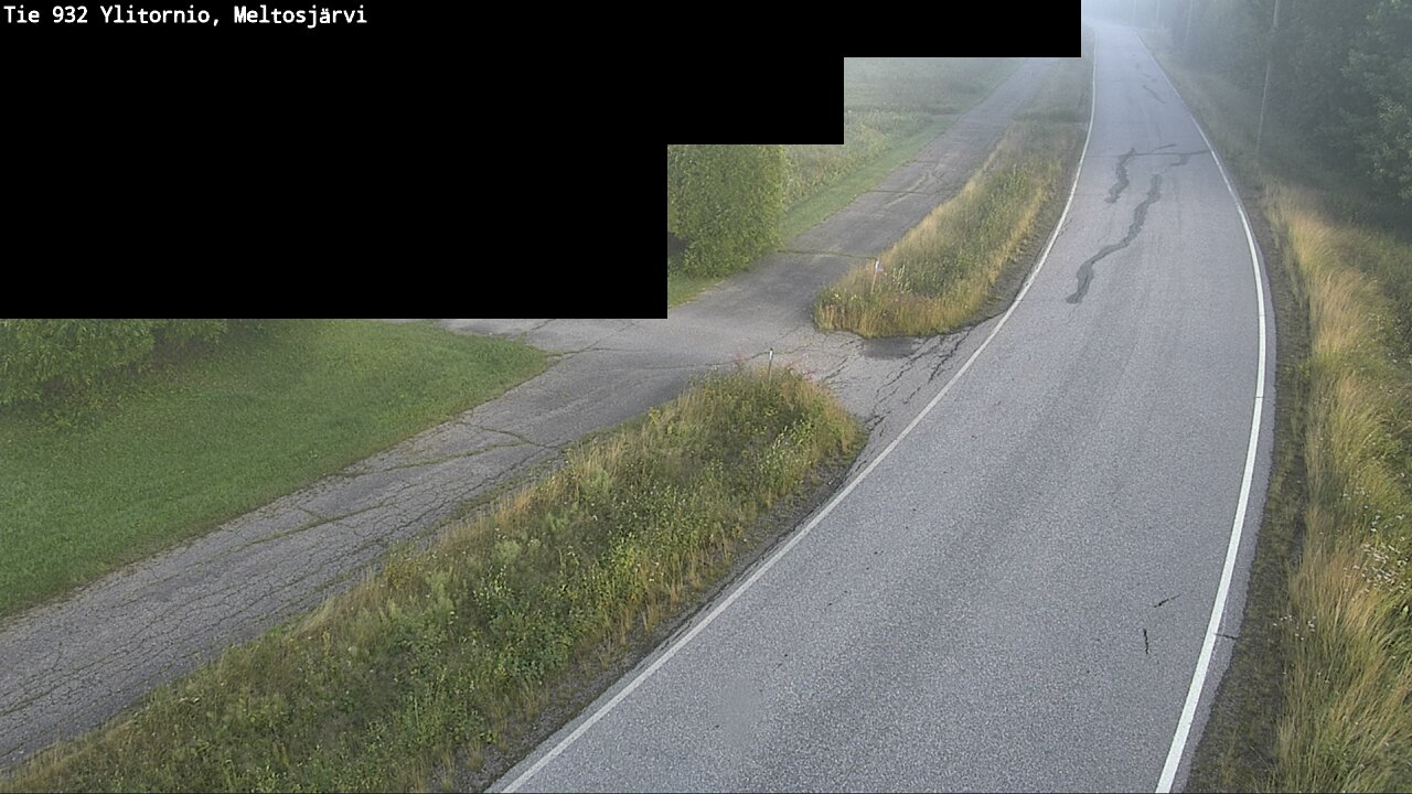 Weather Camera Image Road 932 Ylitornio, Meltosjärv, Ylitornio, Lappi
