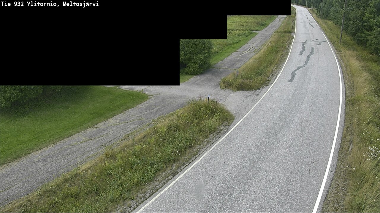 Weather Camera Image Road 932 Ylitornio, Meltosjärv, Ylitornio, Lappi