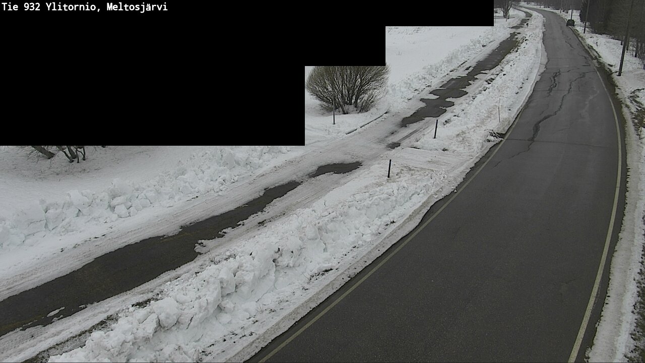Weather Camera Image Road 932 Ylitornio, Meltosjärv, Ylitornio, Lappi