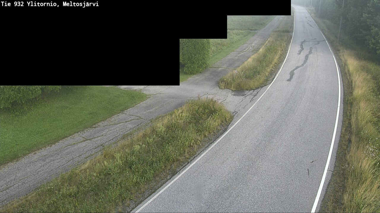 Weather Camera Image Road 932 Ylitornio, Meltosjärv, Ylitornio, Lappi