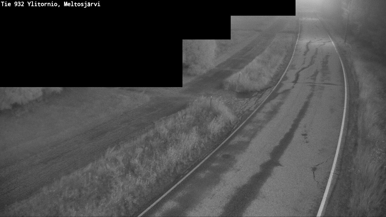 Weather Camera Image Road 932 Ylitornio, Meltosjärv, Ylitornio, Lappi