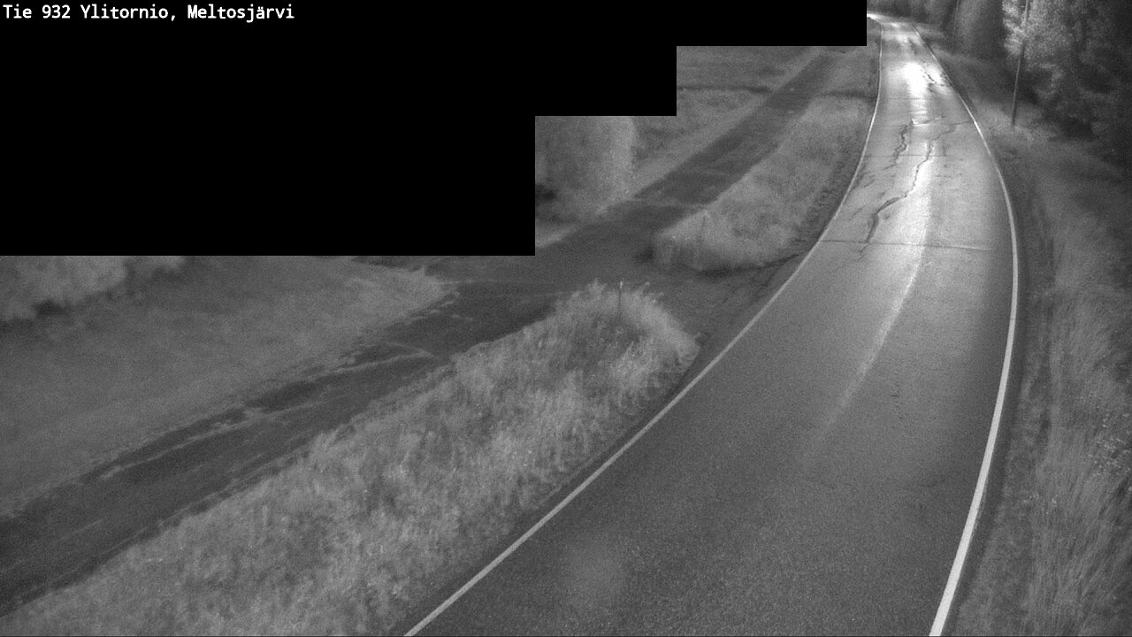 Weather Camera Image Road 932 Ylitornio, Meltosjärv, Ylitornio, Lappi