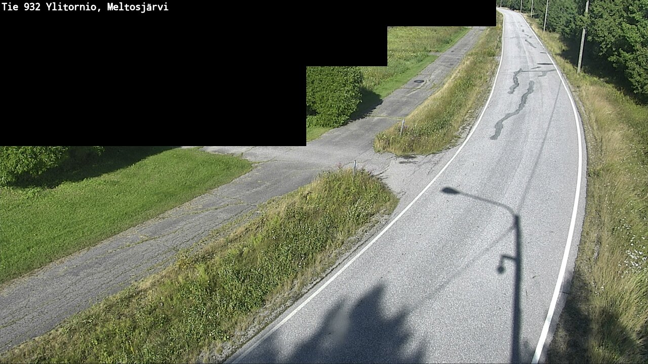 Weather Camera Image Road 932 Ylitornio, Meltosjärv, Ylitornio, Lappi