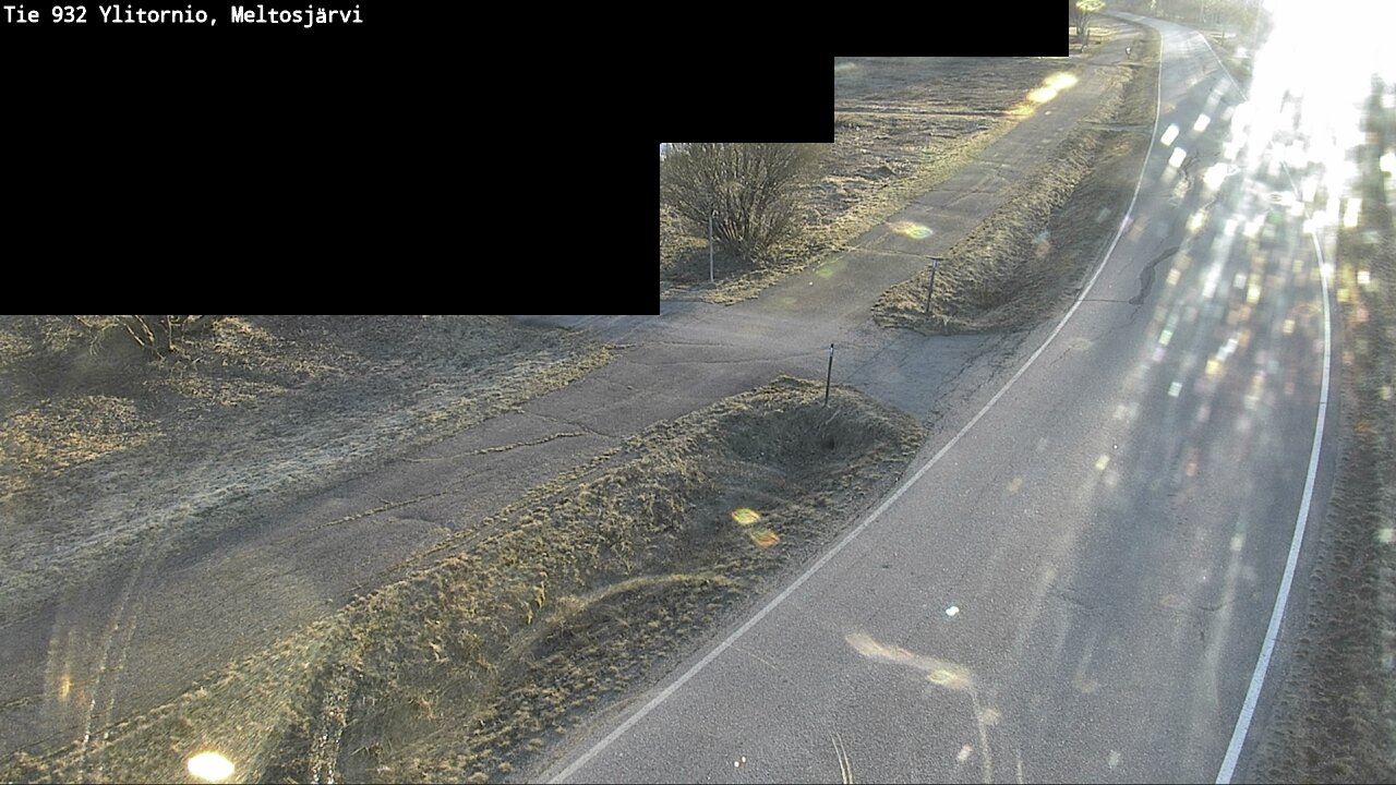 Weather Camera Image Väg 932 Övertorneå, Meltosjä, Ylitornio, Lappi