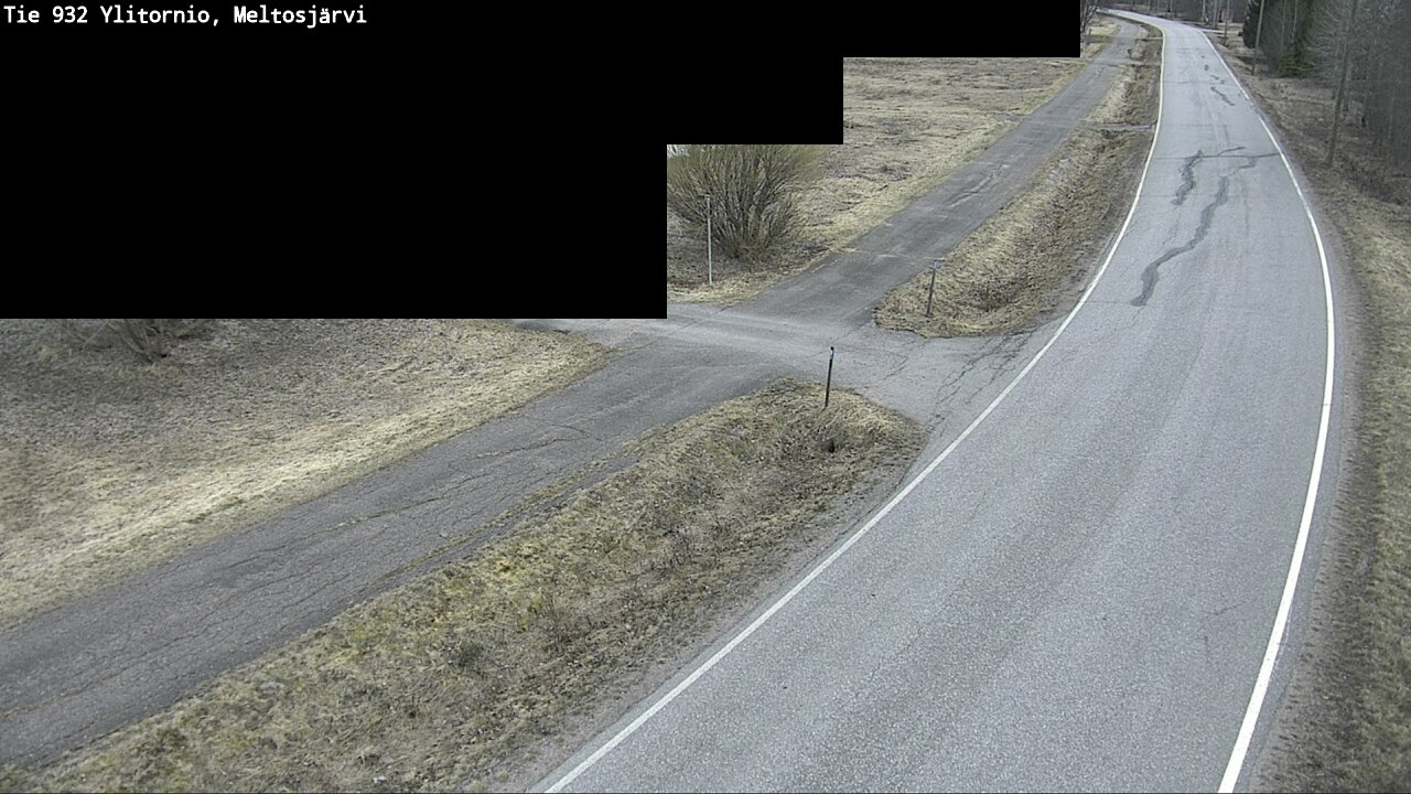 Weather Camera Image Road 932 Ylitornio, Meltosjärv, Ylitornio, Lappi