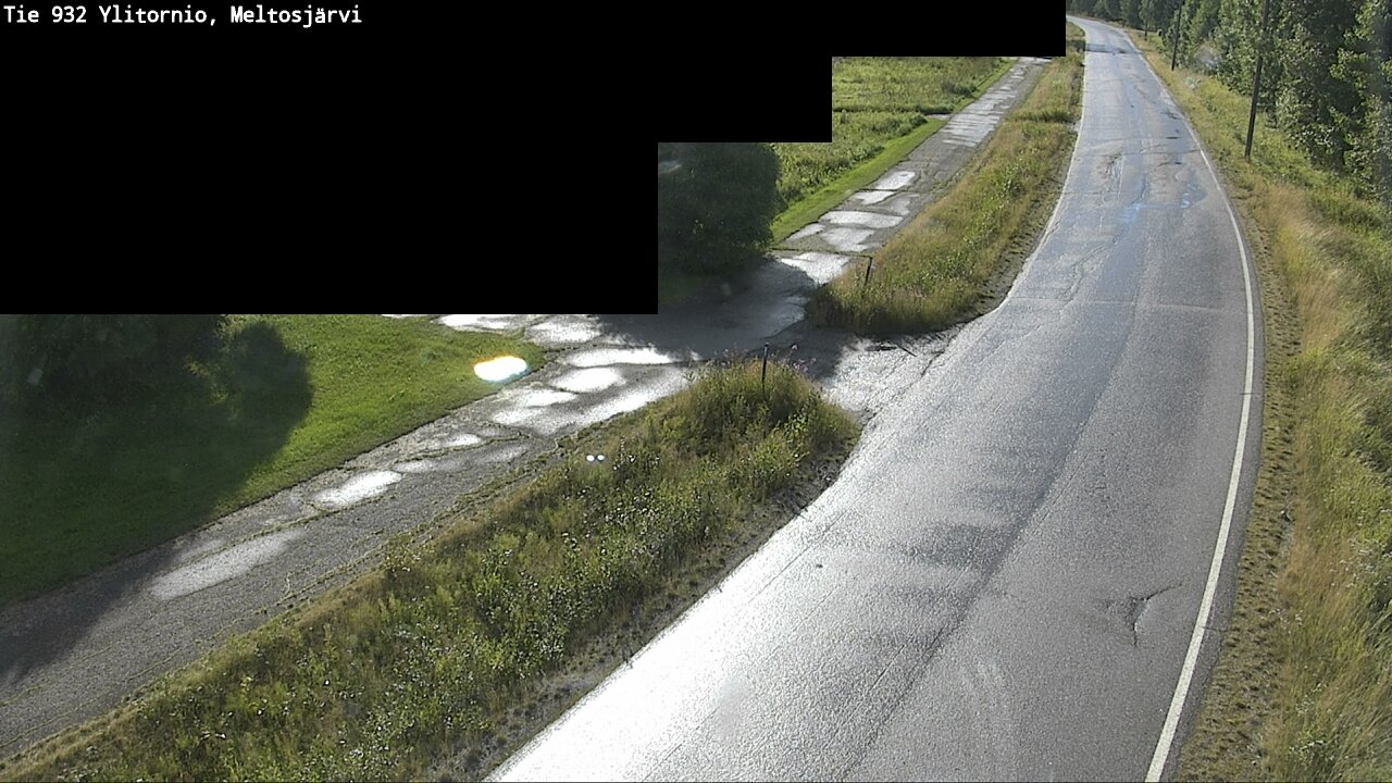 Weather Camera Image Road 932 Ylitornio, Meltosjärv, Ylitornio, Lappi