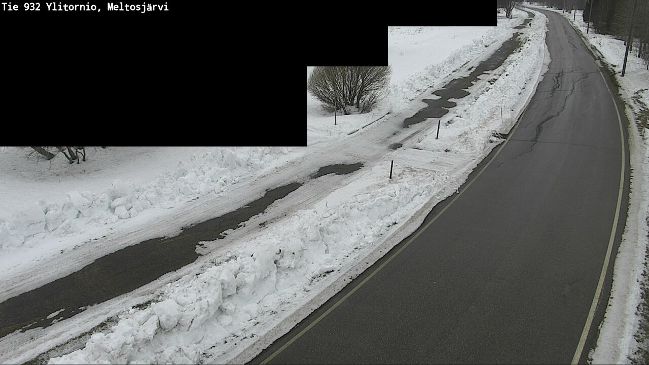 Weather Camera Image Road 932 Ylitornio, Meltosjärv, Ylitornio, Lappi
