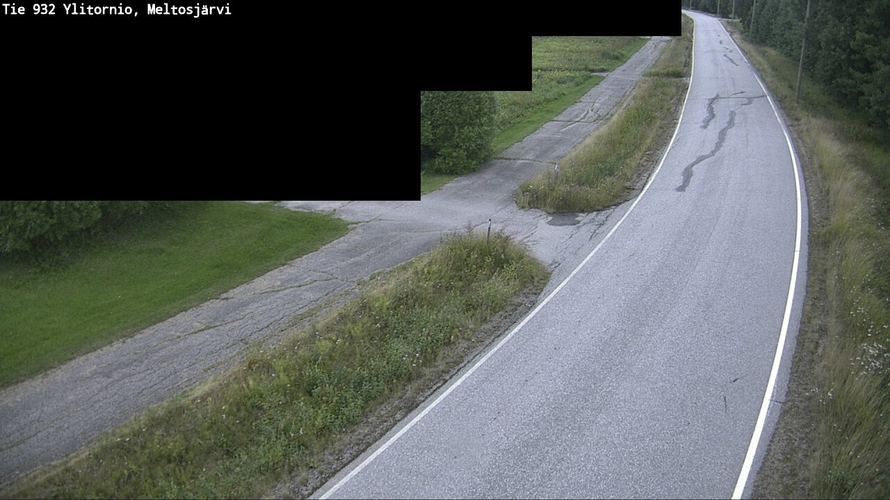 Weather Camera Image Road 932 Ylitornio, Meltosjärv, Ylitornio, Lappi