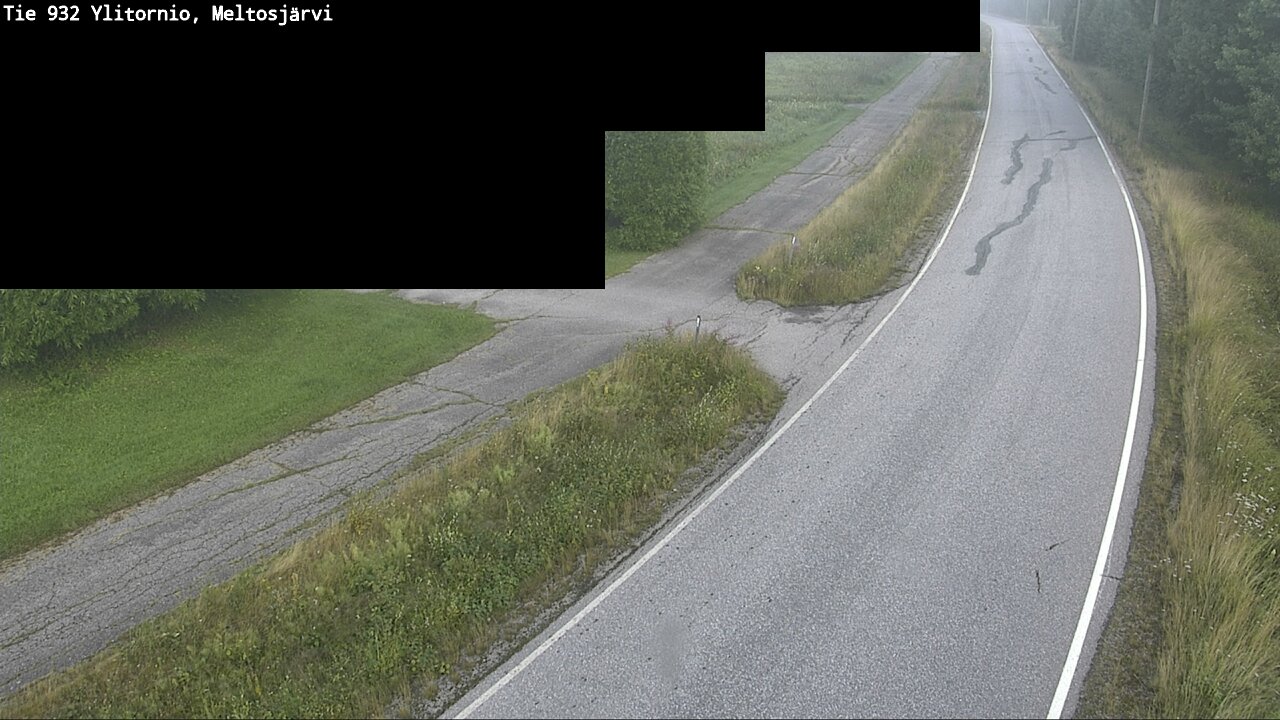 Weather Camera Image Väg 932 Övertorneå, Meltosjä, Ylitornio, Lappi