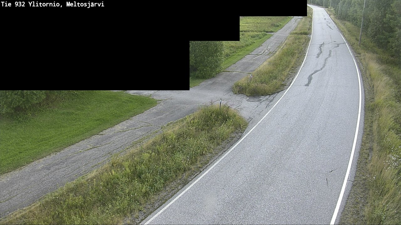 Weather Camera Image Road 932 Ylitornio, Meltosjärv, Ylitornio, Lappi