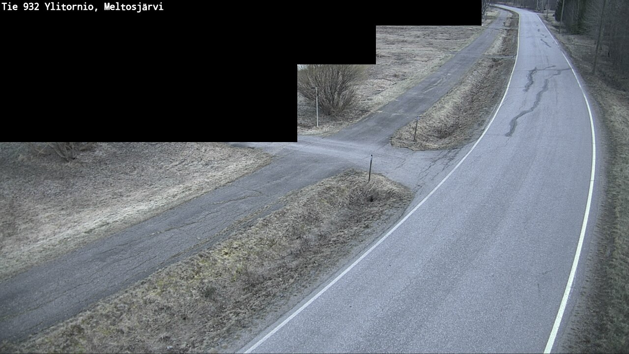 Weather Camera Image Road 932 Ylitornio, Meltosjärv, Ylitornio, Lappi