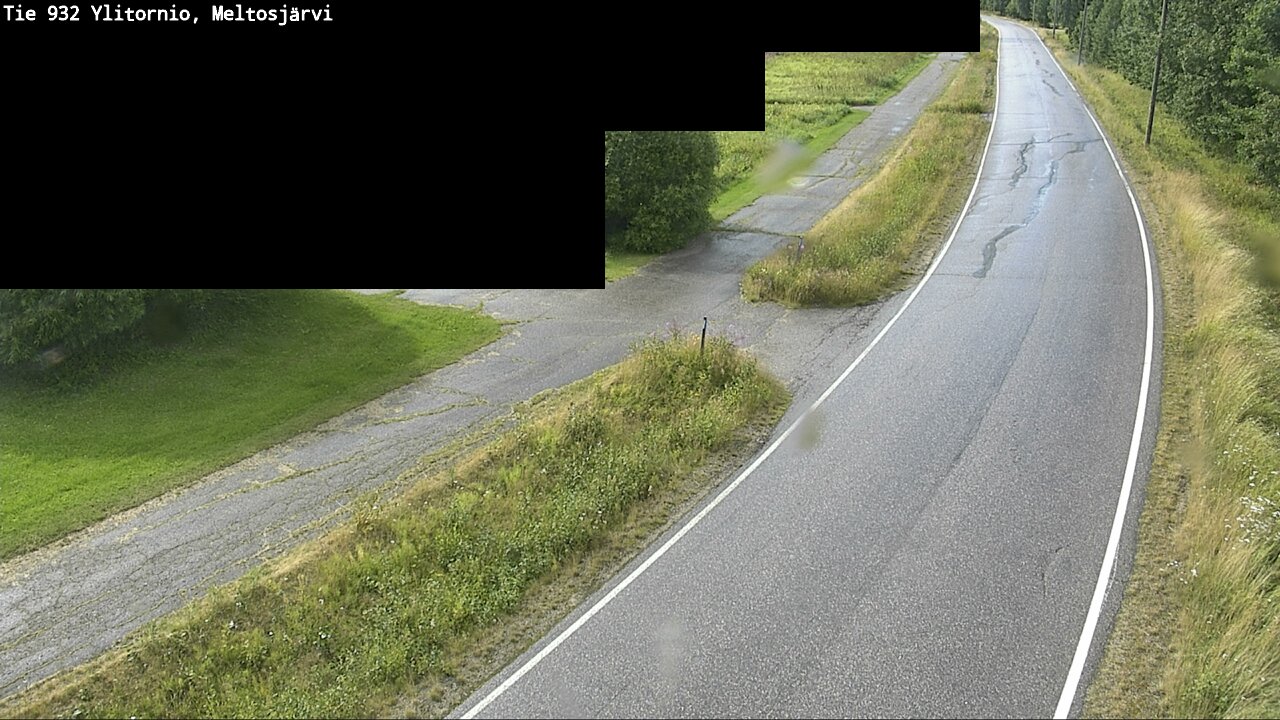 Weather Camera Image Road 932 Ylitornio, Meltosjärv, Ylitornio, Lappi