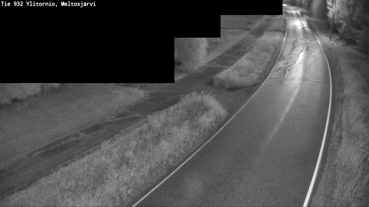 Weather Camera Image Road 932 Ylitornio, Meltosjärv, Ylitornio, Lappi