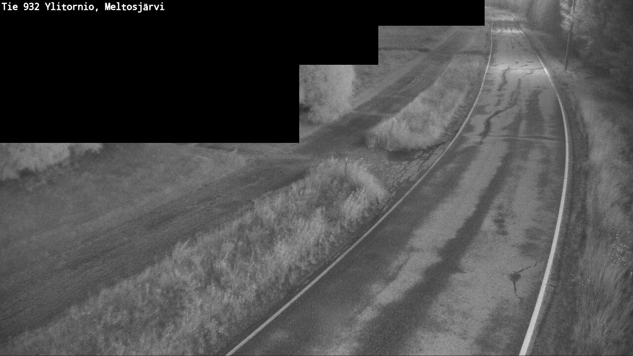 Weather Camera Image Road 932 Ylitornio, Meltosjärv, Ylitornio, Lappi