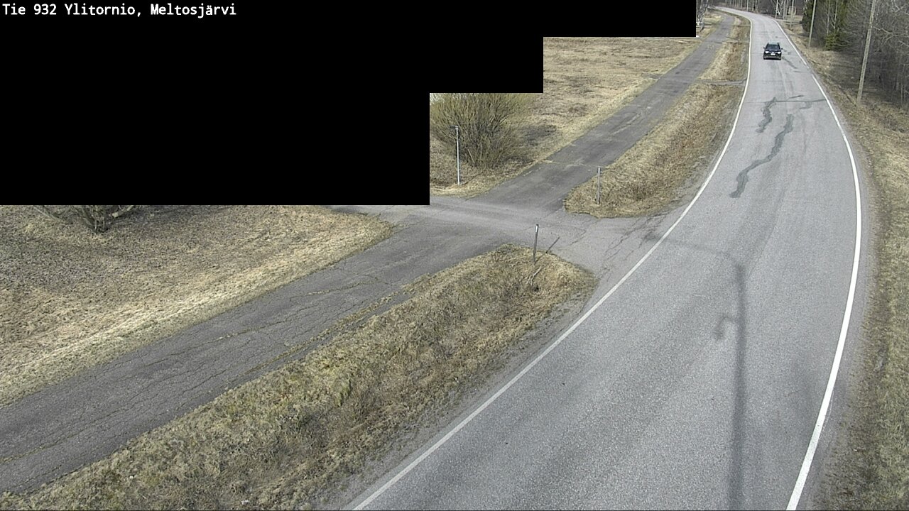 Weather Camera Image Väg 932 Övertorneå, Meltosjä, Ylitornio, Lappi