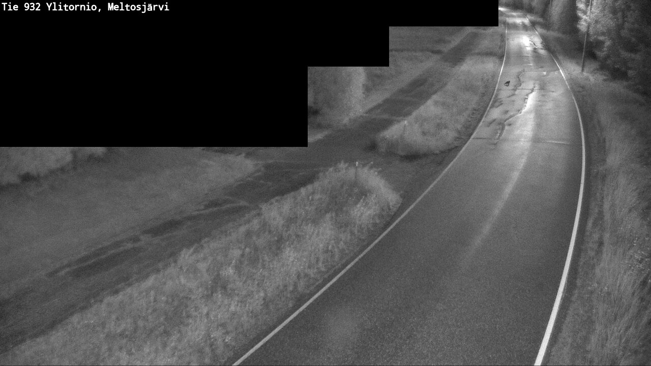 Weather Camera Image Road 932 Ylitornio, Meltosjärv, Ylitornio, Lappi
