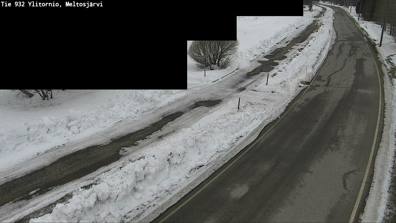 Weather Camera Image Road 932 Ylitornio, Meltosjärv, Ylitornio, Lappi