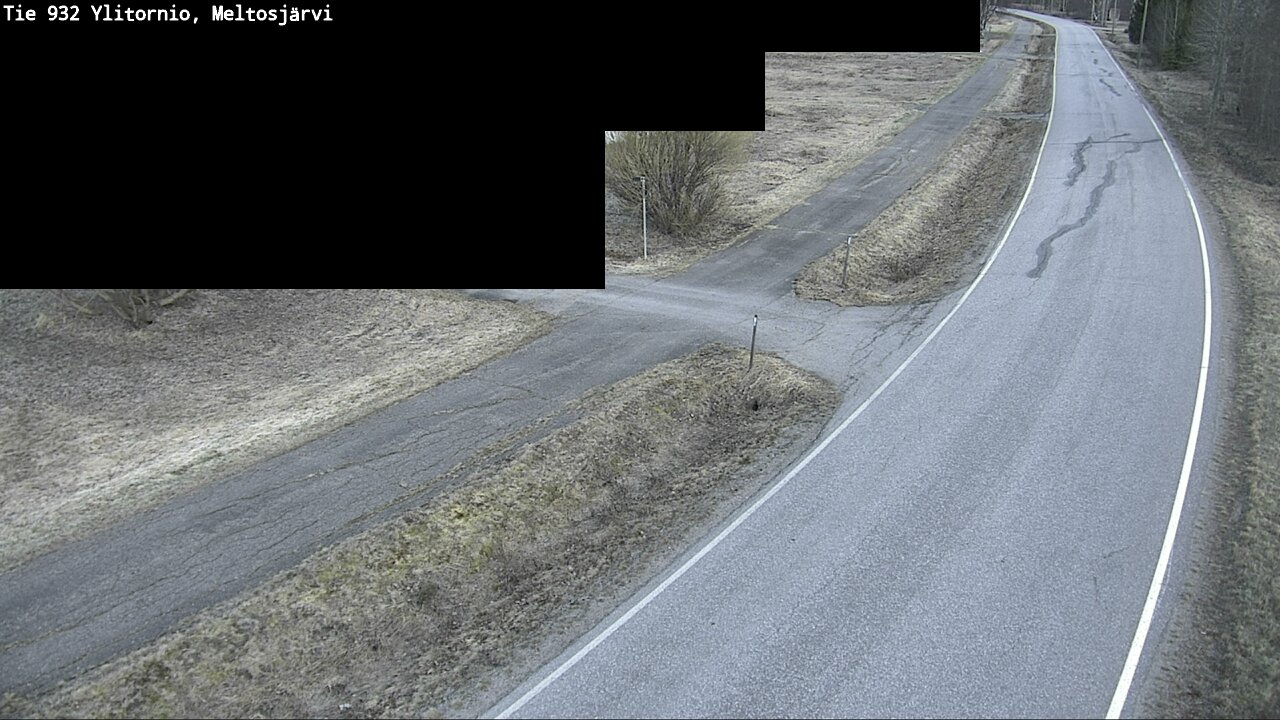 Weather Camera Image Road 932 Ylitornio, Meltosjärv, Ylitornio, Lappi