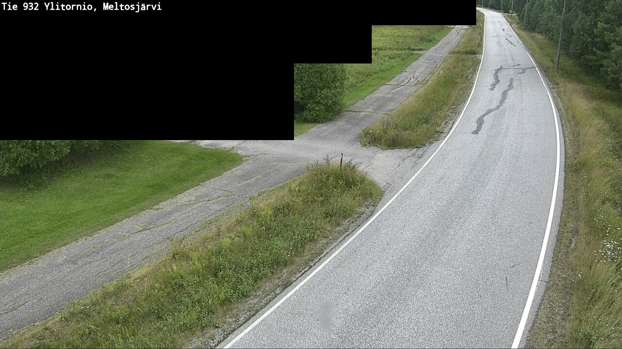 Weather Camera Image Road 932 Ylitornio, Meltosjärv, Ylitornio, Lappi