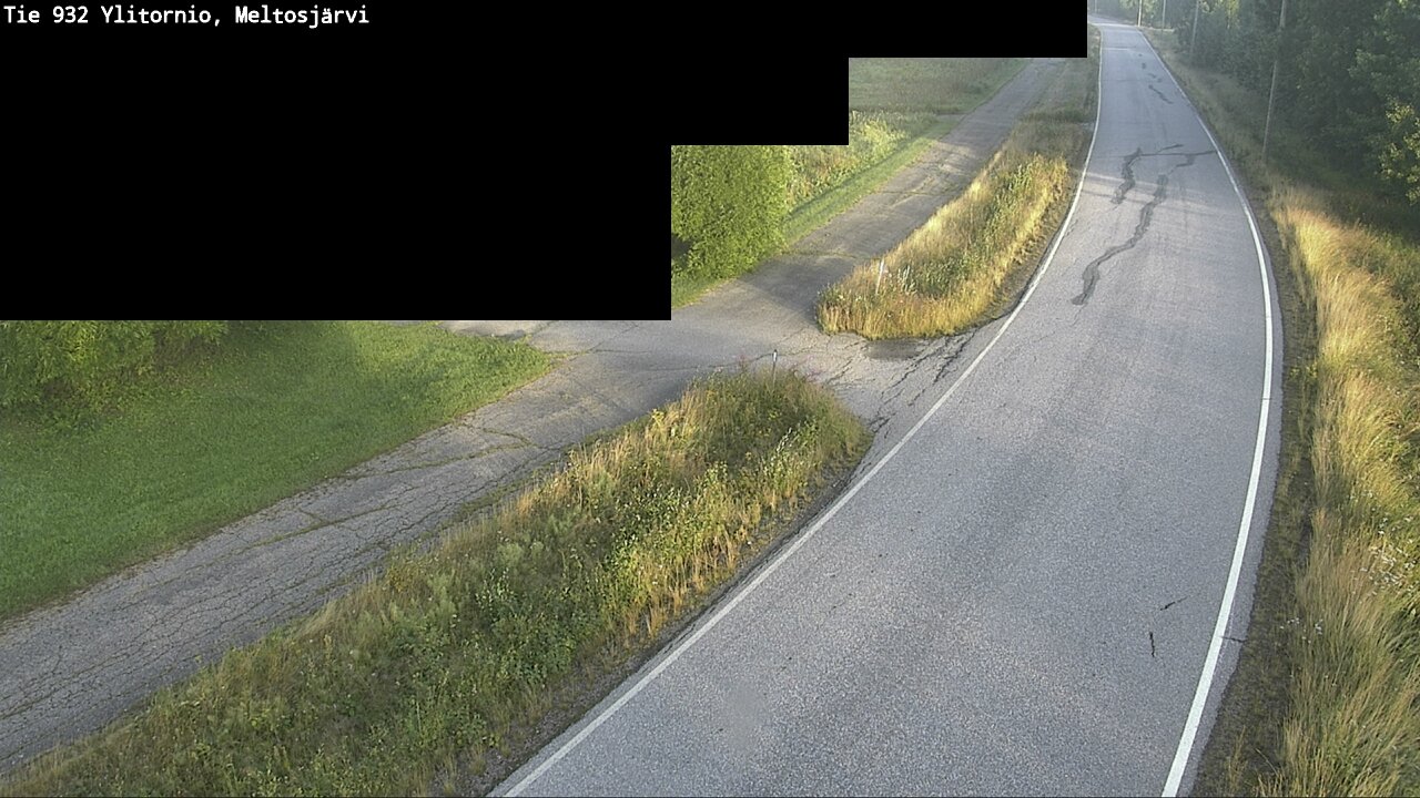 Weather Camera Image Road 932 Ylitornio, Meltosjärv, Ylitornio, Lappi