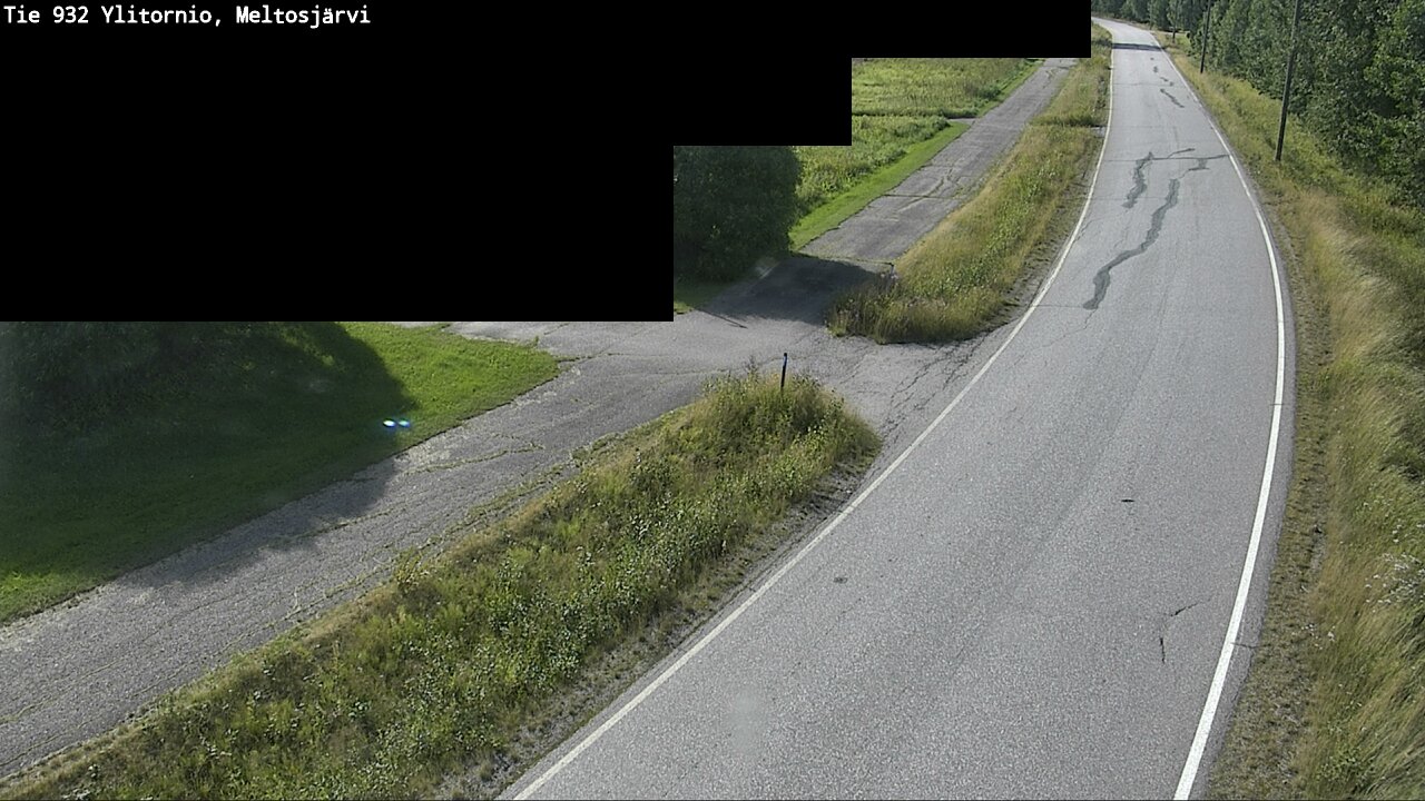 Weather Camera Image Road 932 Ylitornio, Meltosjärv, Ylitornio, Lappi