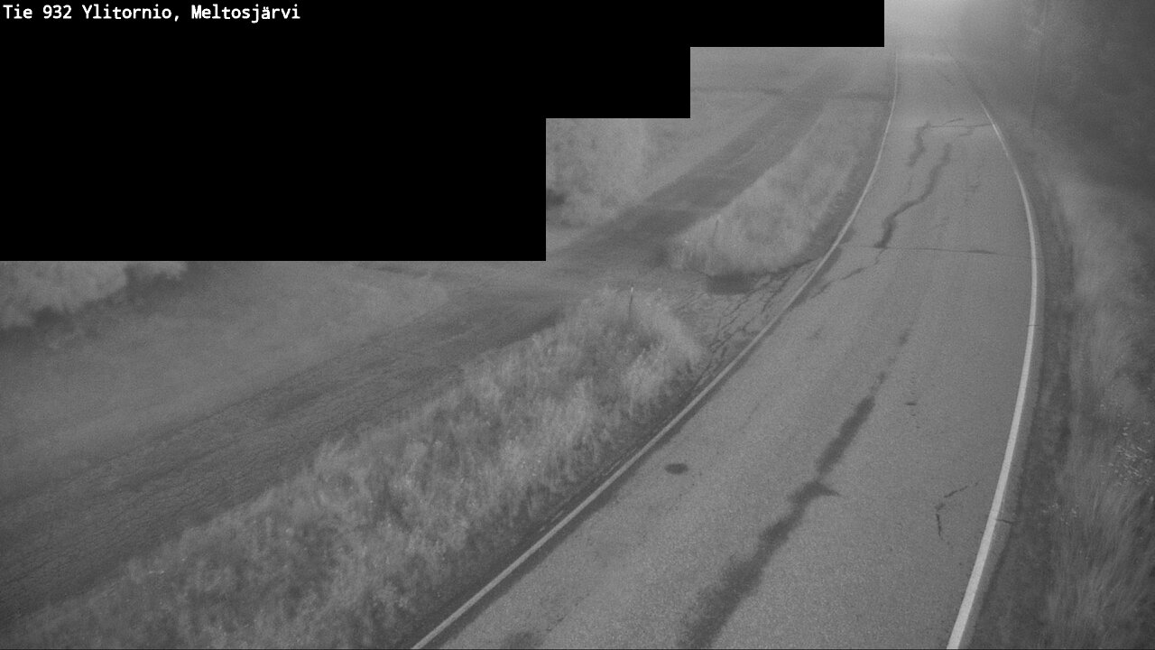 Weather Camera Image Road 932 Ylitornio, Meltosjärv, Ylitornio, Lappi
