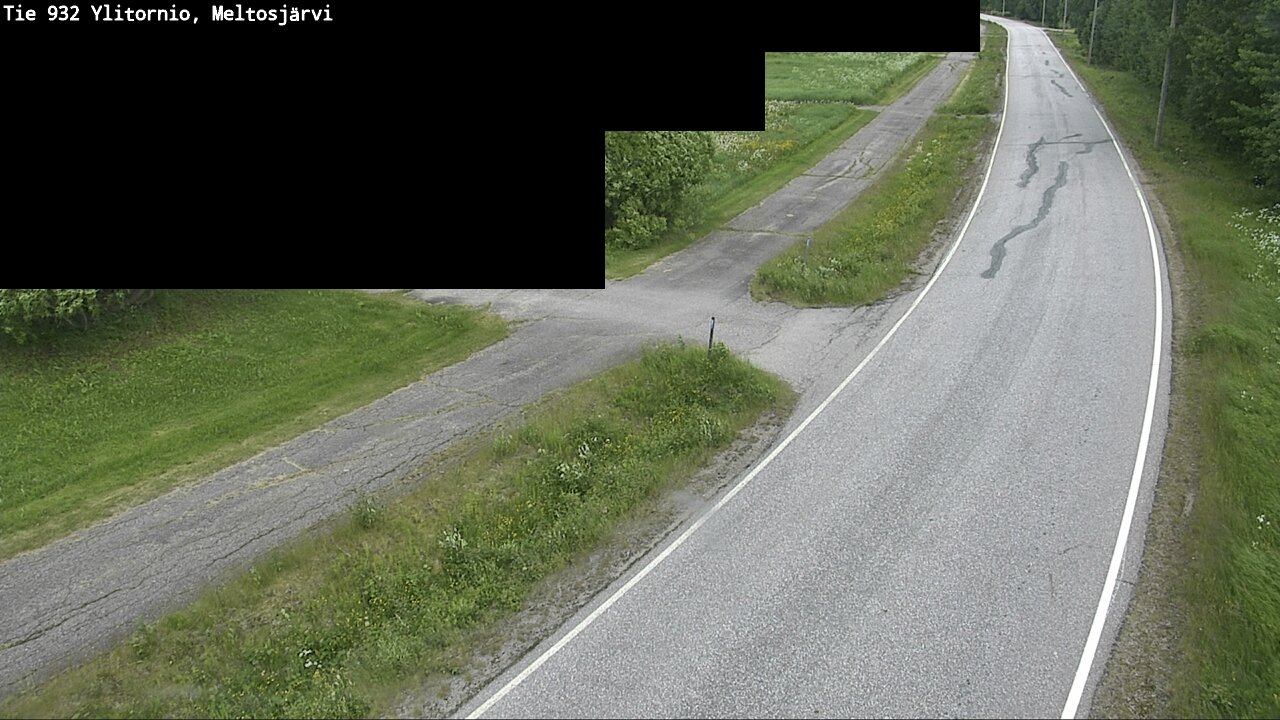 Weather Camera Image Väg 932 Övertorneå, Meltosjä, Ylitornio, Lappi